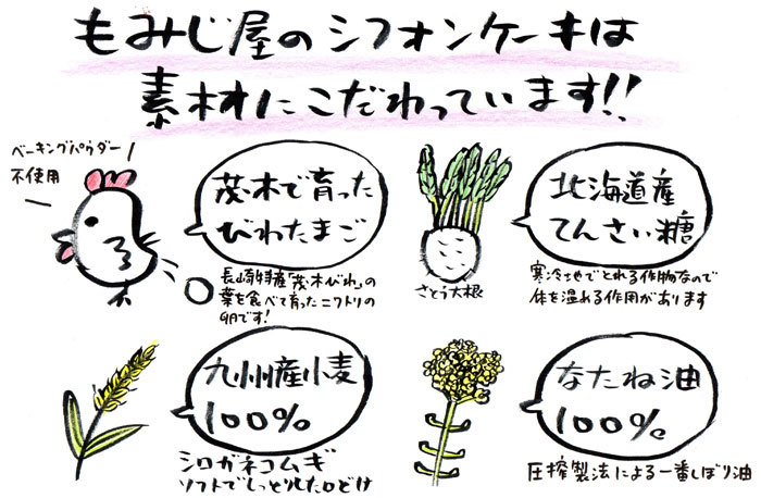 素材へのこだわり